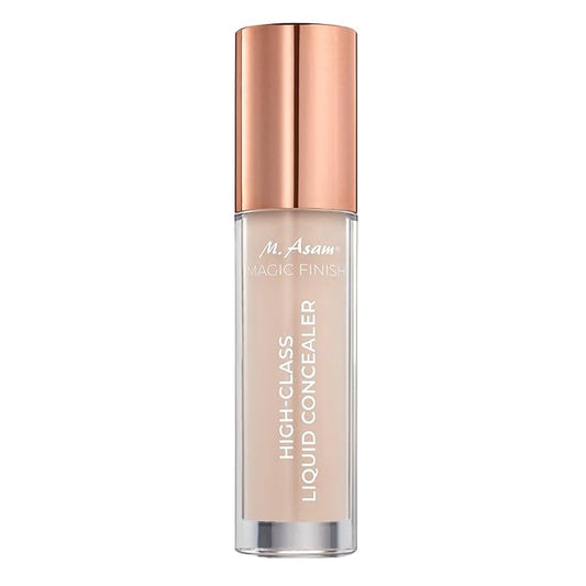 M. Asam MAGIC FINISH HIGHCLASS LIQUID CONCEALER Ivory (0.13 fl oz) - 4-in-1 Concealer With Mimic-Lift complex & High Coverage For Dark Circles & Blemishes, Vegan Make Up With Illuminating Pigments