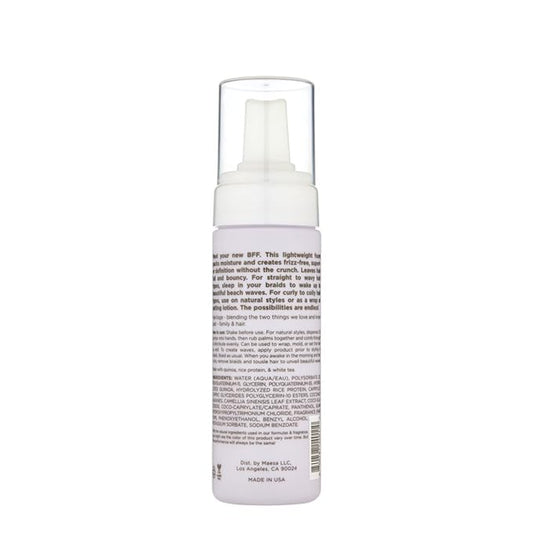 Hairitage Have It All Curl Enhancing Foam Mousse with Quinoa + Rice Protein for Frizz Control + Moisture - Lightweight Formula - Leaves Hair Full + Bouncy - Set Hairstyles + Curls, 5 oz