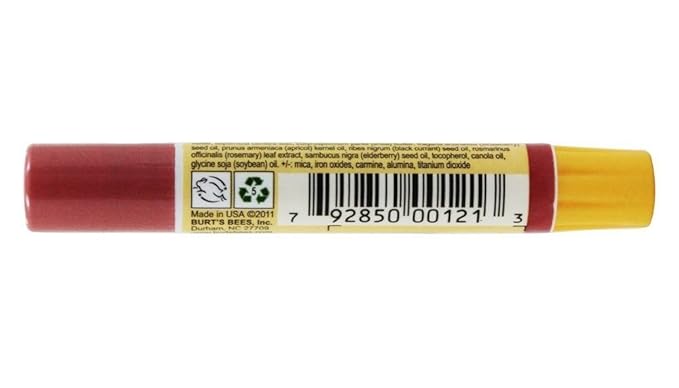 Burt's Bees Lip Shimmer-Peony (Quantity of 6)