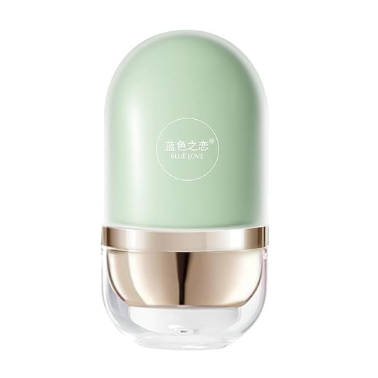 BLUE LOVE 2 in 1 Color Changing Face Primer Liquid Foundation, Makeup Primer for Face Before Makeup, Oil Control Moisturizing Color Corrector Base Primer Makeup, Smooth Skin for Flawless (Mint Green)