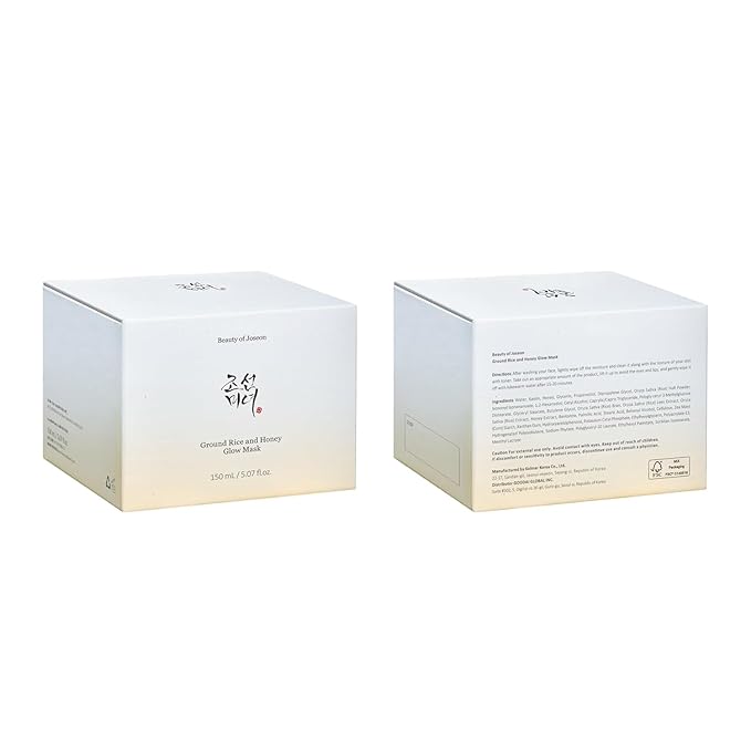 Beauty of Joseon Ground Rice and Honey Glow Mask Pore Sebum Care for Dry Sensitive Skin Korean Skin Care 150ml, 5.07 fl.oz