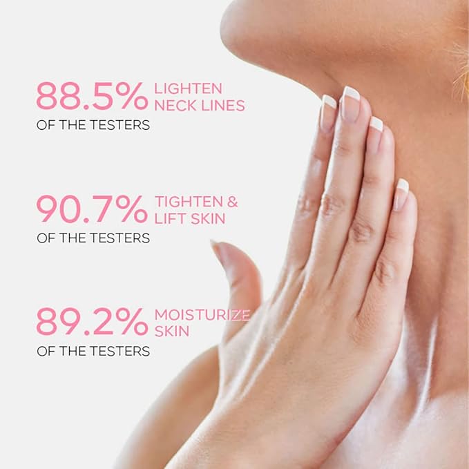 Neck Cream Travel Size Mini Wrinkle Remover Firming Smooth Skin Anti-Wrinkle Anti-Aging Moisturizing Nourishing Fast-Absorbing Non-Greasy Spring Summer Autumn Winter Neck Care, 1.06 oz