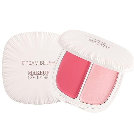 Cream Blush for Cheeks Creamy & Ultra Pigmented Formula Multi Use Face Blushes Makeup Cosmetics #01