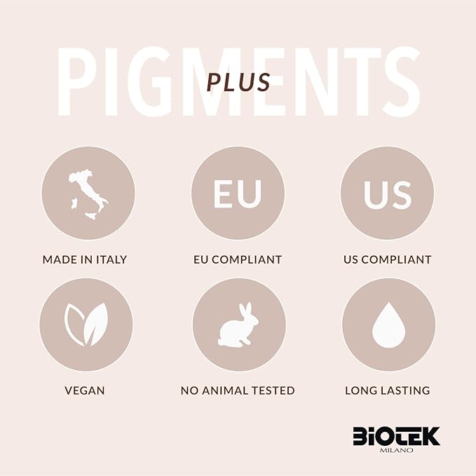 Biotek Lip Pigment for Permanent Makeup - Brownish Color for Lip - Made in Italy - Glace 0,24 fl.oz.