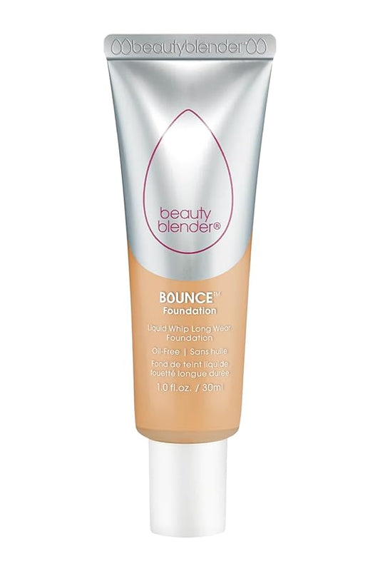 Beautyblender Bounce Liquid Whip Long Wear Foundation, Full Coverage Natural Matte Makeup Foundation, Oil Free 24 Hour Wear, 3.30 W/O Med Honey Version 2.0