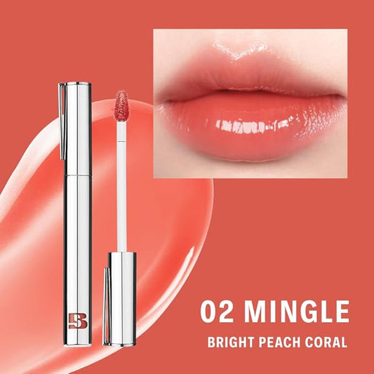 BRAYE Thin Glow Tint | Effortless Pen Tint | Hydrating Water-Grip Shine | Vegan & Cruelty-Free | Long-Lasting Buildable Color l 02 MINGLE