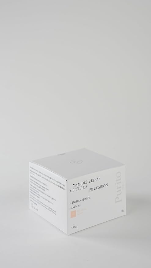 PURITO SEOUL Wonder Releaf Centella BB Cushion #13 Neutral Ivory, Foundation, Korean Centella, Makeup Long Lasting, Flawless Coverage, K-Beauty, 15g, 0.52 fl.oz