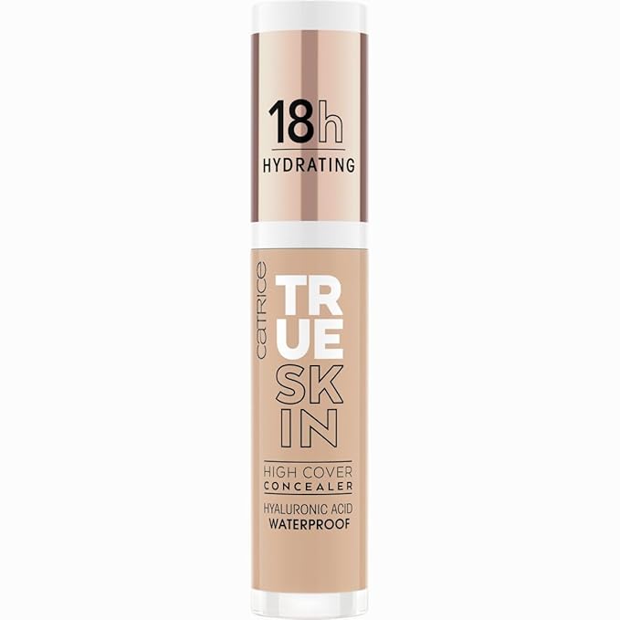 Catrice | True Skin High Cover Concealer (033 | Cool Almond) | Waterproof & Lightweight for Soft Matte Look | With Hyaluronic Acid & Lasts Up to 18 Hours | Vegan, Cruelty Free