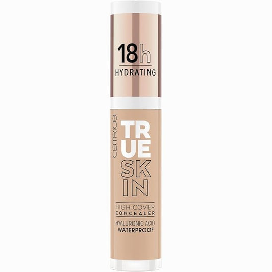 Catrice | True Skin High Cover Concealer (033 | Cool Almond) | Waterproof & Lightweight for Soft Matte Look | With Hyaluronic Acid & Lasts Up to 18 Hours | Vegan, Cruelty Free