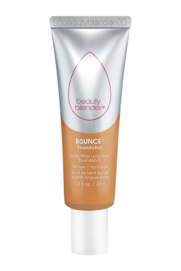 Beautyblender Bounce Liquid Whip Long Wear Foundation, Full Coverage Natural Matte Makeup Foundation, Oil Free 24 Hour Wear, 3.70 W/O Tan Honey Version 2.0