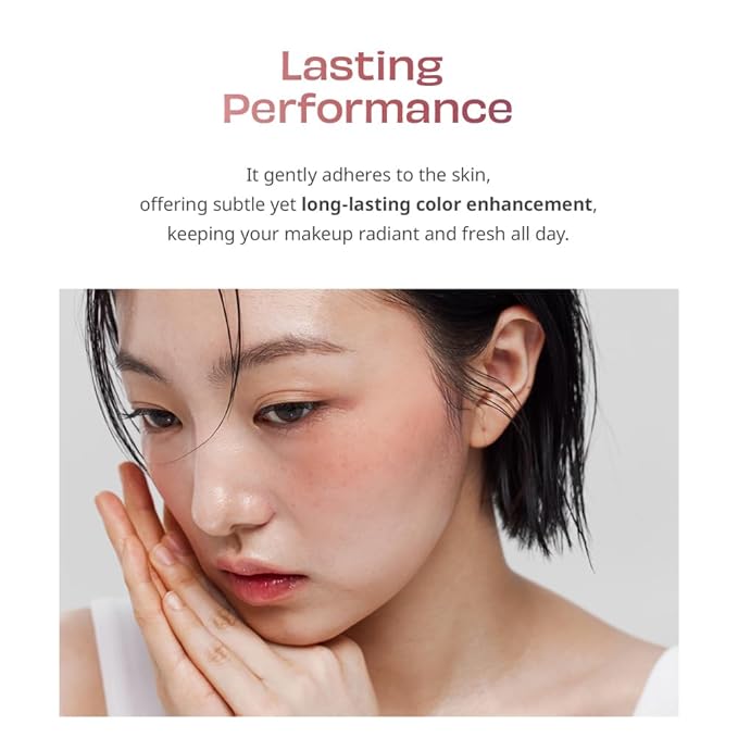 Moist Ampoule Blusher, Buildable Water-based Formula, Infused with over 50% moisture essence, no tackiness, long-lasting moisture, weightless feel (03 Rose Brown, 20ml)