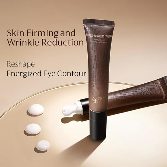 Ginseng Anti-Aging Eye Cream for Puffiness | Eye Tightener Cream | Peptide, Hyaluronic Acid, Vitamin E, Panthenol |for Firming, Reducing Wrinkle(0.53 oz/15g)