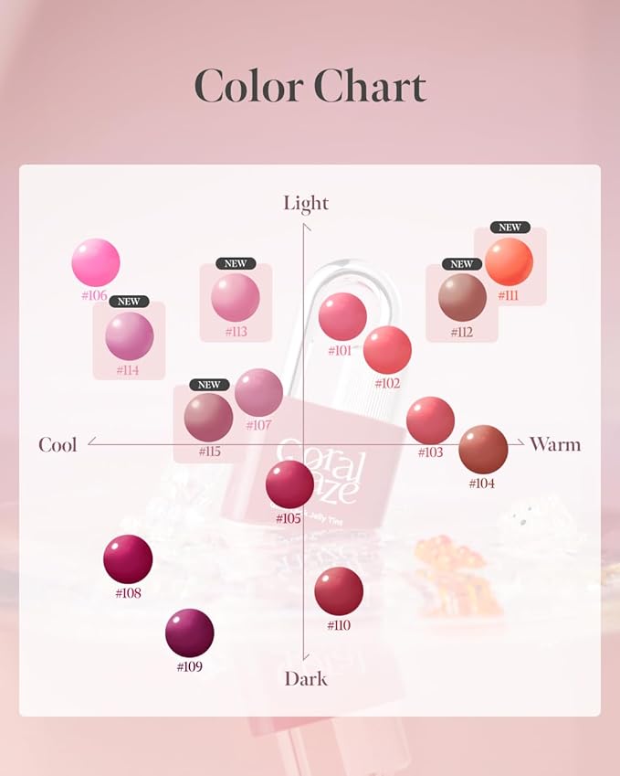 CORLAHAZE Glow Lock Jelly Tint 109 Heavy 4g, Hydrating Jelly Glow Lip Stain, High-Shine, Long-Lasting Color Moisturizing Lip Enhancer with Rosehip Oil, Collectible Lock-Shaped Design, Korean Makeup