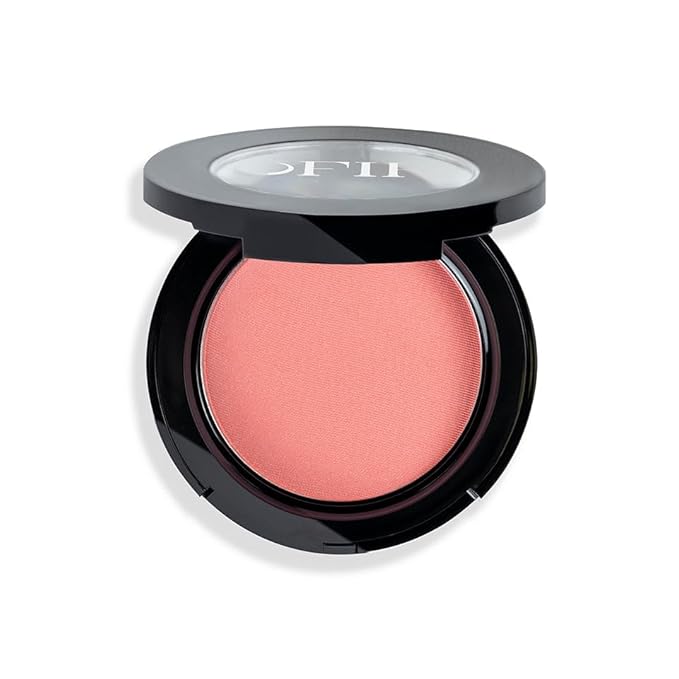 OFIR Elation Powder Blush – Buildable & Highly-Pigmented, Line-Blurring Formula for a Smooth Finish | Apricot - Subtle Peach Shade, 0.13 oz | Long-Lasting, Lightweight Blush Powder