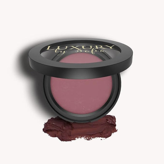 All Natural Cream Blush for Lip & Cheek Makeup Contouring, Oasis