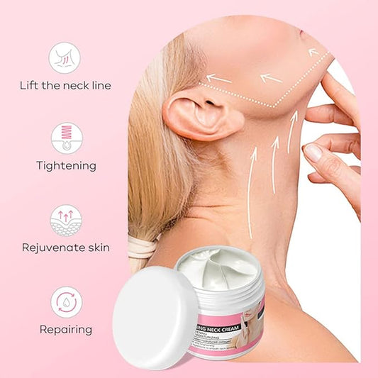 Neck Cream Travel Size Mini Wrinkle Remover Firming Smooth Skin Anti-Wrinkle Anti-Aging Moisturizing Nourishing Fast-Absorbing Non-Greasy Spring Summer Autumn Winter Neck Care, 1.06 oz