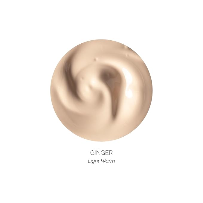 OFIR Skin Satin Medium Coverage Foundation | Lightweight Foundation Makeup with Vegan Formula | Blue Light Protection & Non-Creasing for Long-Lasting Wear | 1 FL OZ (Ginger - Light Warm)