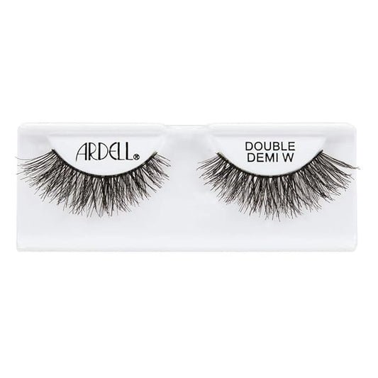 Ardell False Eyelashes Double Up Demi Wispies Eyelashes - Dramatic Volume Demi Wispy Lashes, 4 pairs