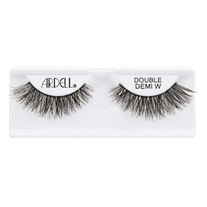 Ardell False Eyelashes Double Up Demi Wispies Eyelashes - Dramatic Volume Demi Wispy Lashes, 4 pairs