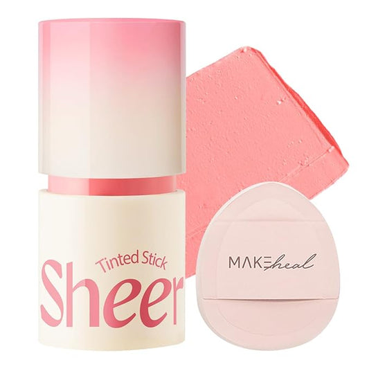 SHEER STICK BLUSH, 3 in 1 Multi stick, moisturizing, creamy, lightweight, versatile, easy to use on the go, blends effortlessly, 6g 0.2 Oz (03 PINK FROLLY, 0.2 Oz)