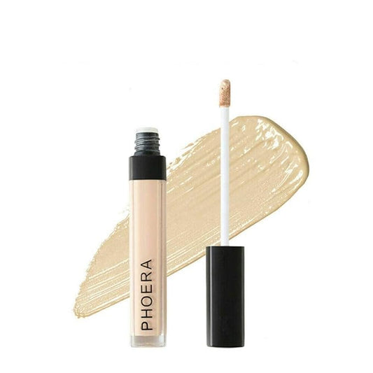 AQUAPURITY PHOERA Liquid Concealer Full Coverage Makeup Face Moisturizer Foundation Conceal Under Eye Dark Circles (101 LIGHT)