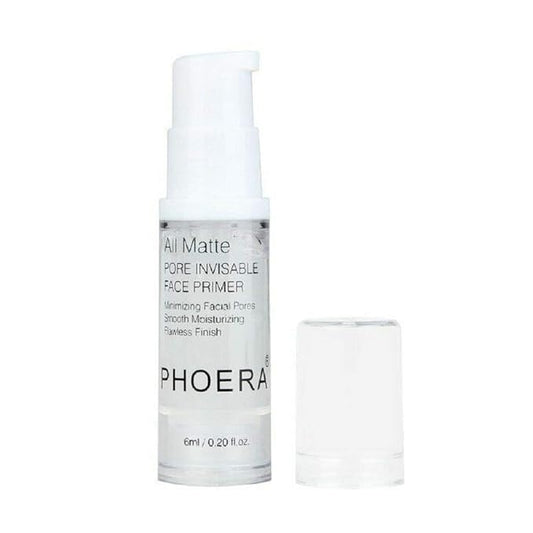 Phoera Face Primer Invisible Pores Base Oil Control Added vitamins Makeup Base Pore Filler Moisturiser Matte Finish Long Lasting Makeup Skin Pore Minimizer UK Cosmetics AquaPurity 6ml…