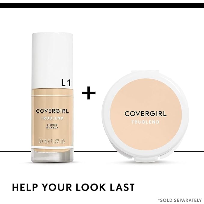 COVERGIRL truBlend Liquid Foundation Makeup Soft Honey M7, 1 oz (packaging may vary)