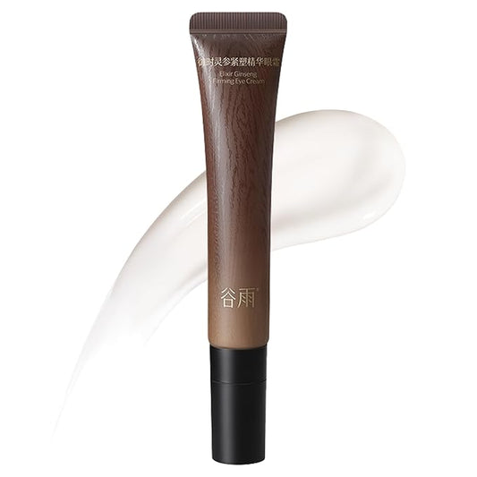 Ginseng Anti-Aging Eye Cream for Puffiness | Eye Tightener Cream | Peptide, Hyaluronic Acid, Vitamin E, Panthenol, Squalane, Ectoin |for Firming, Reducing Wrinkle(0.53 oz/15g)