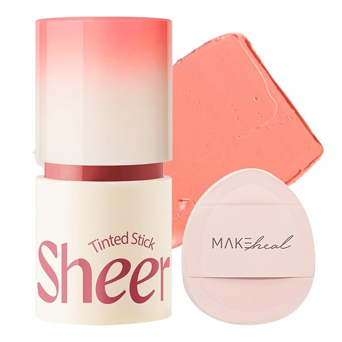 SHEER STICK BLUSH, 3 in 1 Multi stick, moisturizing, creamy, lightweight, versatile, easy to use on the go, blends effortlessly, 6g 0.2 Oz (04 ROSA, 0.2 Oz)