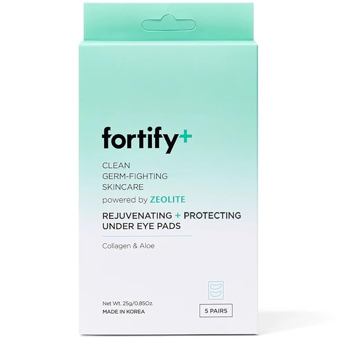 9-in-1 Korean Under Eye Pads with Zeolite - Anti Dark Circles & Puffy Eyes Treatment, Dermatologist Tested - Hydrating & Anti-Aging Eye Patches - Natural Clean Beauty - 5 Pairs