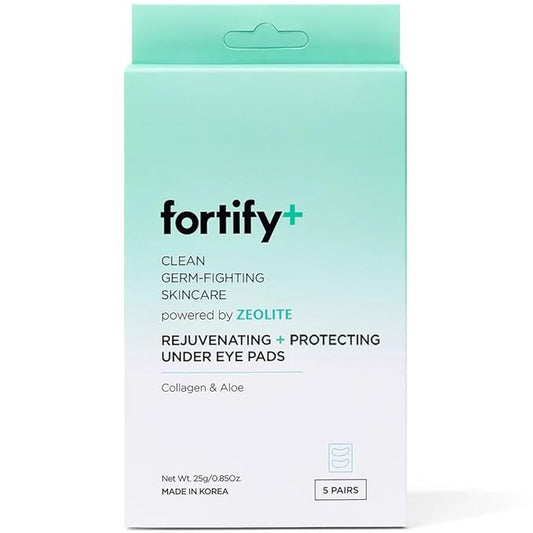 9-in-1 Korean Under Eye Pads with Zeolite - Anti Dark Circles & Puffy Eyes Treatment, Dermatologist Tested - Hydrating & Anti-Aging Eye Patches - Natural Clean Beauty - 5 Pairs