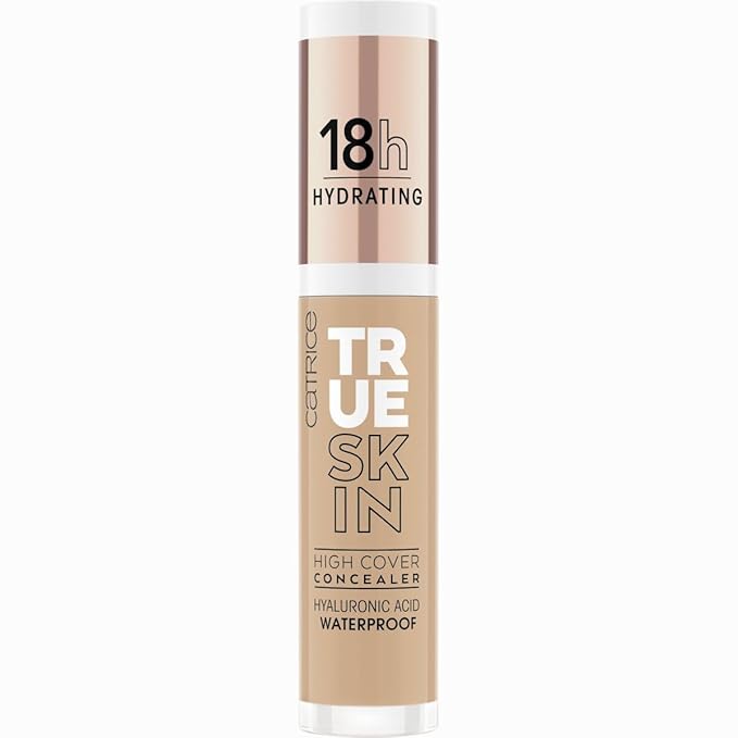 Catrice | True Skin High Cover Concealer (060 | Neutral Fudge) | Waterproof & Lightweight for Soft Matte Look | With Hyaluronic Acid & Lasts Up to 18 Hours | Vegan, Cruelty Free