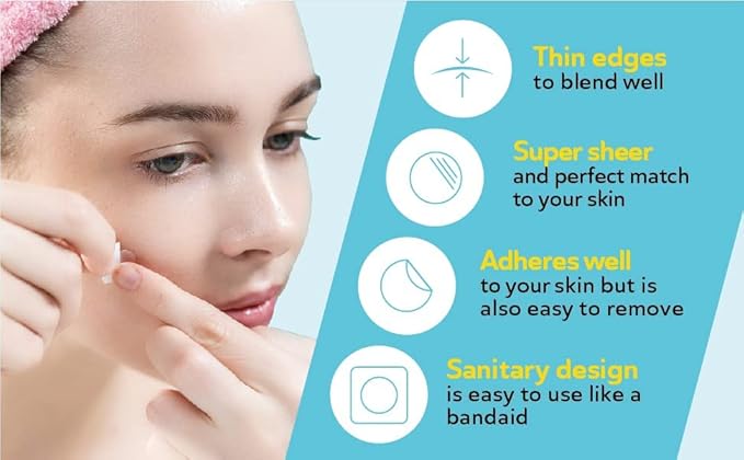 Ultra Invisible Salicylic Acid Acne Patches & Large Pimple Patches for Nose, Forehead, and Chin – Hydrocolloid, Zit, and Spot Treatment for Cystic Acne, Breakout Control, 148 Patches Bundle