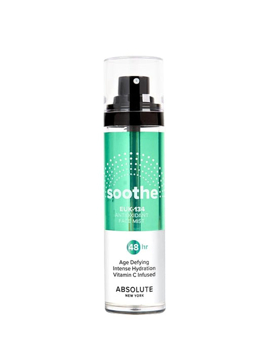 Absolute New York Face Mist, Dry Sensitive Skin, Oil Control, Nourishing Skin, Brighten Skin, Soothe and Provide Hydration (1.70 fl oz, Antioxidant Face Mist)