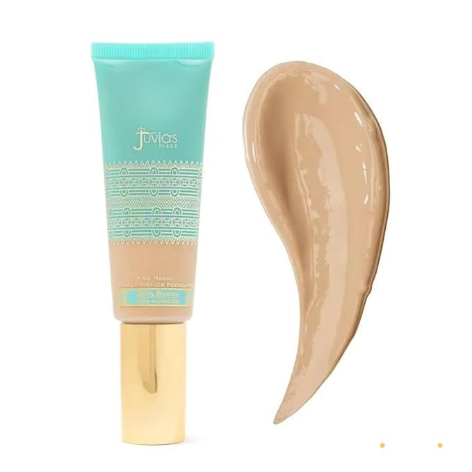 Juvia's Place I Am Magic Natural Radiance Foundation - 610Cebu - Full Coverage Liquid Foundation Makeup for Dry, Mature, Aging, and Combination Skin - Lightweight Longwear Base with Radiant Finish
