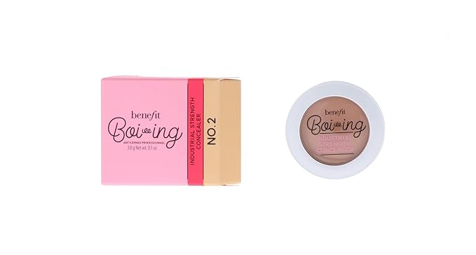 Benefit Cosmetics Boi-ing Industrial Strength Full Coverage Concealer Shade #2 Light/Medium 0.1 oz