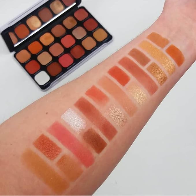 Makeup Revolution Forever Flawless Decadent, Eyeshadow Palette, Create Long-Lasting Eye Makeup Looks, Vegan & Cruelty-Free, 20g