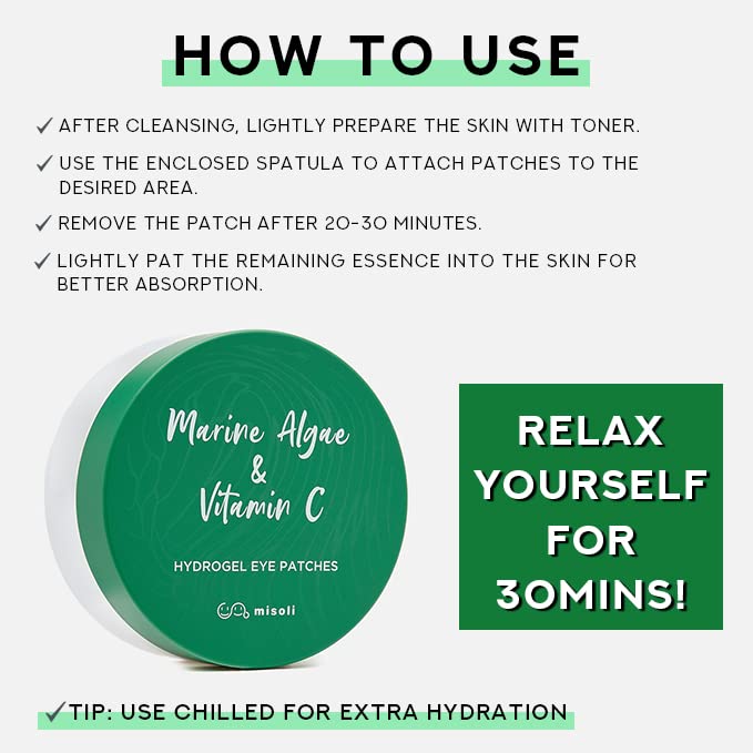 Marine Algae & Vitamin C Hydrogel Eye Patches