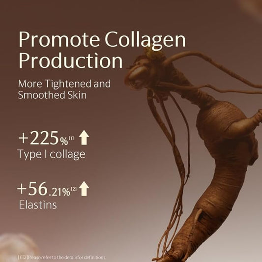 Ginseng Anti-Aging Eye Cream for Puffiness | Eye Tightener Cream | Peptide, Hyaluronic Acid, Vitamin E, Panthenol, Squalane, Ectoin |for Firming, Reducing Wrinkle(0.53 oz/15g)