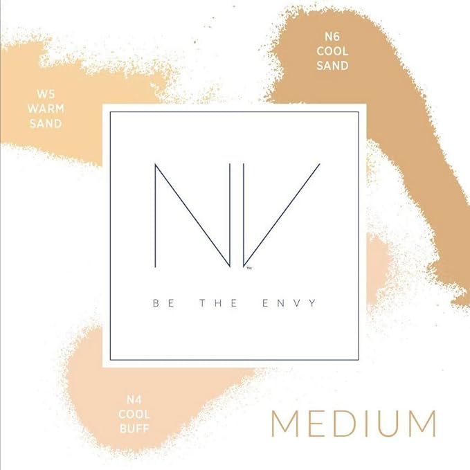 NV BB Perfecting Mist Foundation Buildable Coverage Professional Airbrush Makeup with Plant-based Stem Cell Polypeptides, Vitamins A, D, E and Aloe, 1.5 ounces, Cool Buff