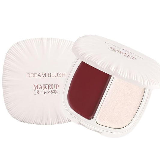 Cream Blush for Cheeks Creamy & Ultra Pigmented Formula Multi Use Face Blushes Makeup Cosmetics #05