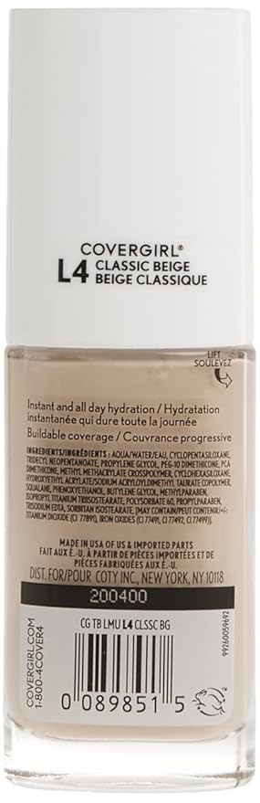COVERGIRL Trublend Liquid Makeup Classic Beige L4 1 Fl Oz, 1.000-Fluid Ounce (Pack of 2)