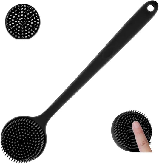 Back Scrubber for Shower, Shower Brush ，Long Handle Back ScrubberBody Exfoliator for Wet or Dry Brushing