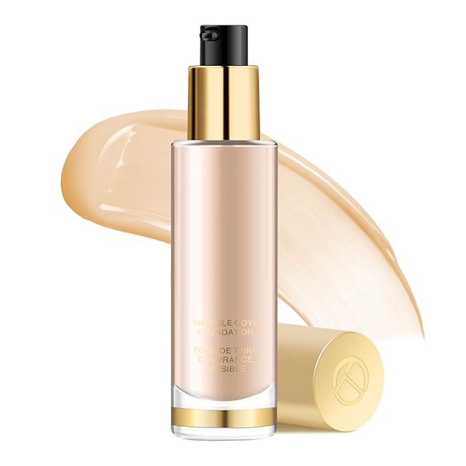 Concealer Foundation, Oil Control Waterproof Concealer Color Correcting Foundation Long Lasting No Makeup Removal Invisible Pores Face Base Makeup