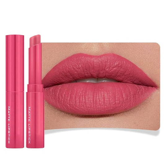 6-Color Velvet Matte Lipstick Balm-in-Pencil for Lips Makeup, Ultra Hydrating, Long-Lasting High lmpact Color Soft Finish, Waterproof Moisturized Lips