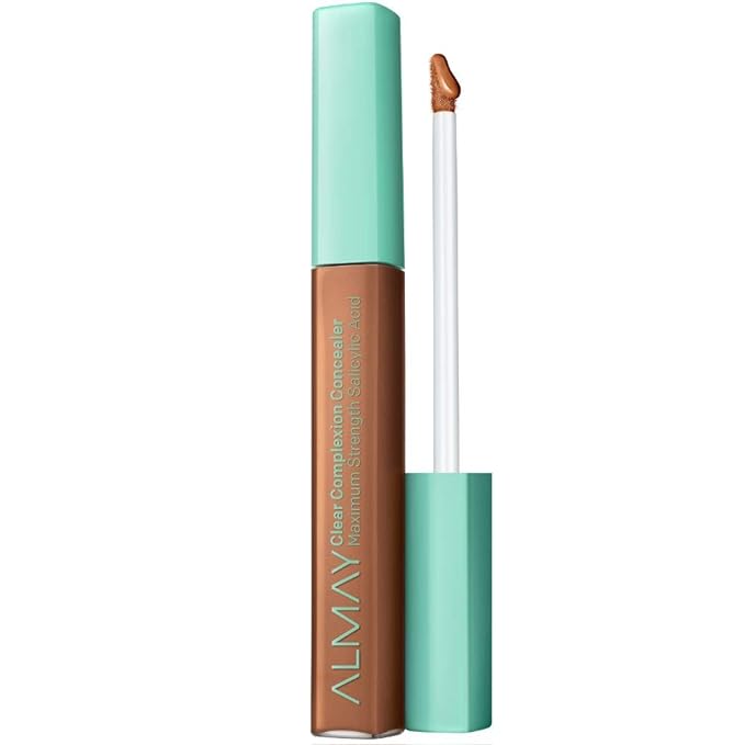 Almay Clear Complexion Concealer, Hypoallergenic, Cruelty Free, Oil Free, Dermatologist Tested, with Aloe and Salicylic Acid, Dark, 0.18 Fluid Ounce