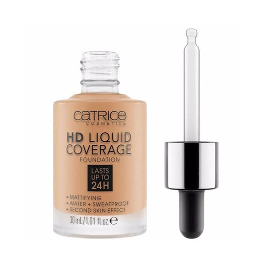 Catrice | HD Liquid Coverage Foundation | High & Natural Coverage | Vegan & Cruelty Free (035 | Natural Beige)
