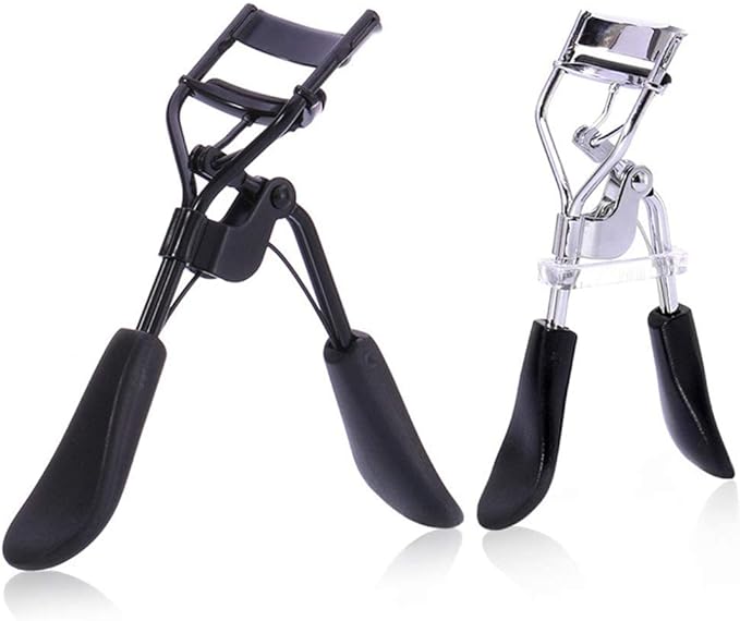Black Portable Eyelash Curler - Crimps and Curls Lashes for Perfect,Portable Eyelash Curler Maker Eye Lashes Clip Women Beauty Cosmetic Tool Gift,Makeup Brushes and Tools