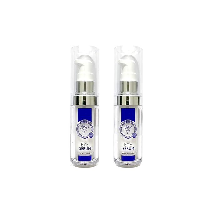 Advanced Eye Serum – Reduces Dark Circles & Puffiness with Powerful Vitamins & Natural Extracts - 2 Pack