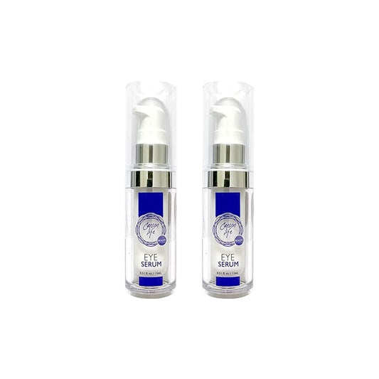 Advanced Eye Serum – Reduces Dark Circles & Puffiness with Powerful Vitamins & Natural Extracts - 2 Pack